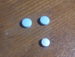 Bupropion and trazodone pills